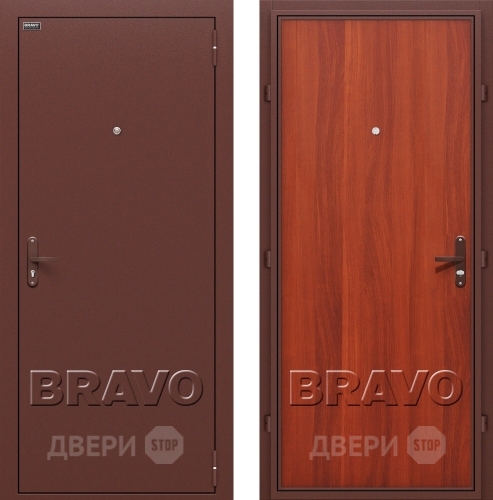 Входная металлическая Дверь Bravo Оптим Билд в Апрелевке
