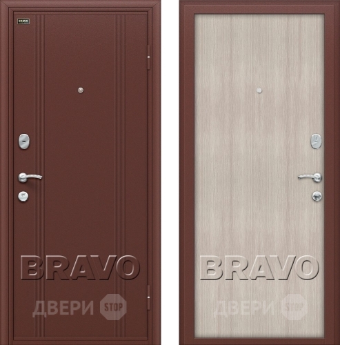 Входная металлическая Дверь Bravo Оптим Door Out 201 Капучино в Апрелевке