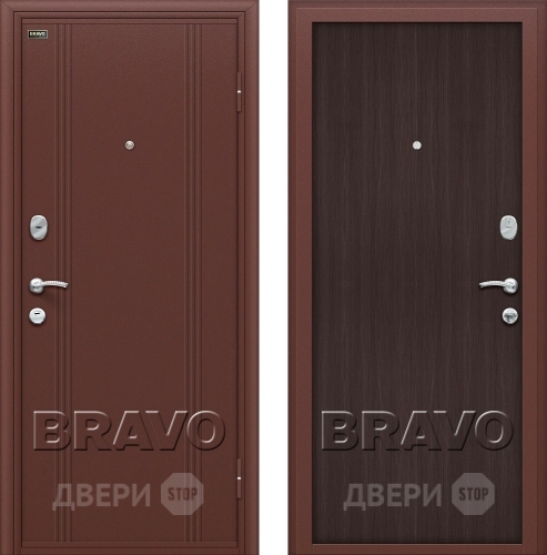 Входная металлическая Дверь Bravo Оптим Door Out 201 Венге в Апрелевке