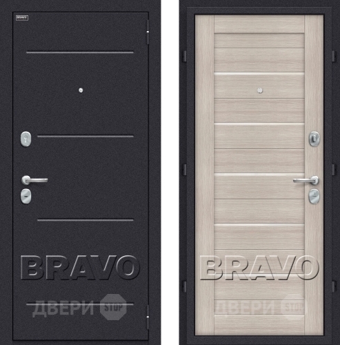 Входная металлическая Дверь Bravo Оптим Техно Капучино в Апрелевке