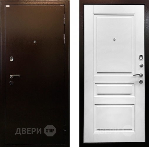 Входная металлическая Дверь Ратибор Статус 3К Белый Ясень в Апрелевке
