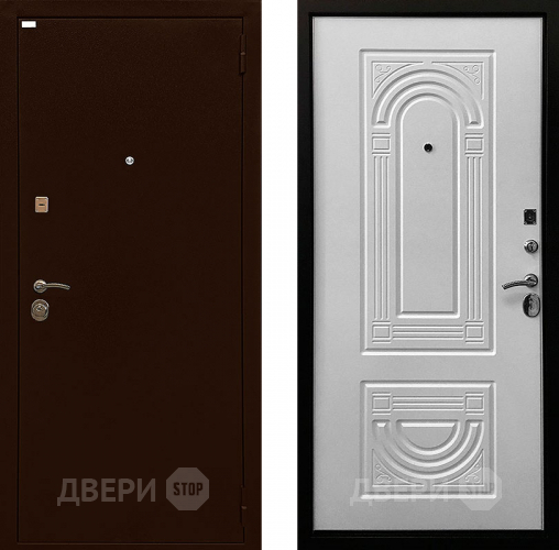 Входная металлическая Дверь Ратибор Оптима 3К Матовый белый в Апрелевке