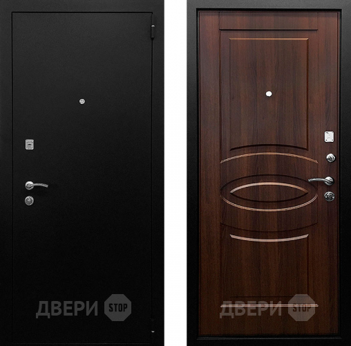 Входная металлическая Дверь Ратибор Классик 3К Орех бренди в Апрелевке