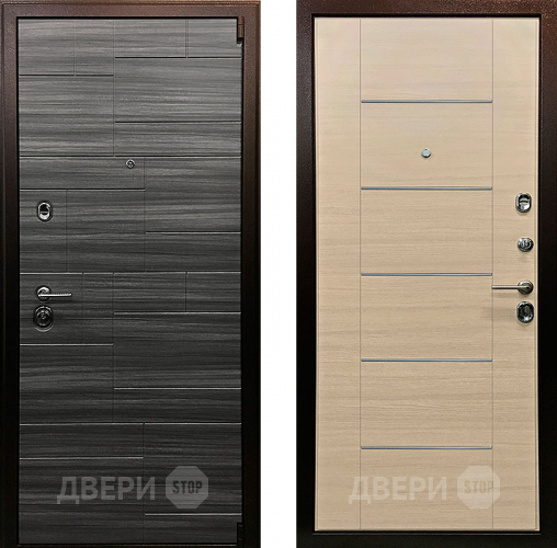 Входная металлическая Дверь Ратибор Омега 3К Акация поперечная в Апрелевке