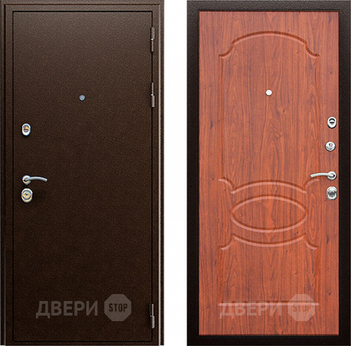 Входная металлическая Дверь Йошкар Грация Орех темный в Апрелевке