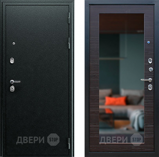 Дверь Йошкар Next-1 с зеркалом Венге поперечный в Апрелевке