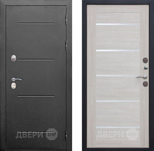 Входная металлическая Дверь Isoterma Серебро/Лиственница беж в Апрелевке