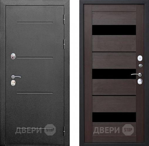 Входная металлическая Дверь Цитадель Isoterma Серебро/Тёмный кипарис  в Апрелевке