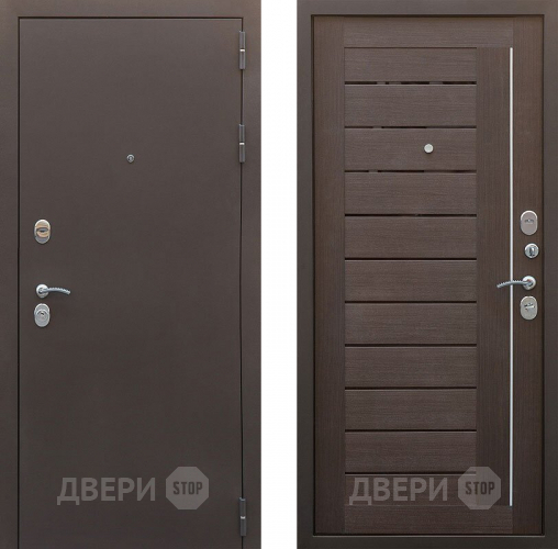 Входная металлическая Дверь Снедо Бордо 3К Темный орех  в Апрелевке