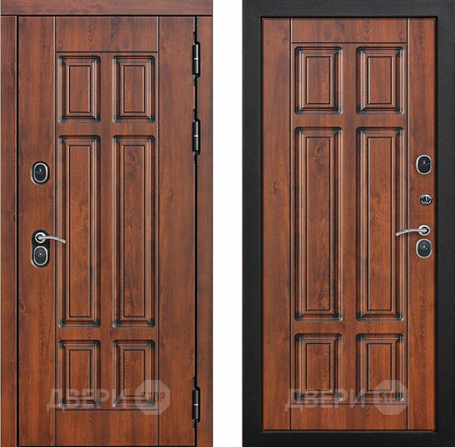 Входная металлическая Дверь Цитадель Isoterma 13 Грецкий орех/грецкий орех в Апрелевке