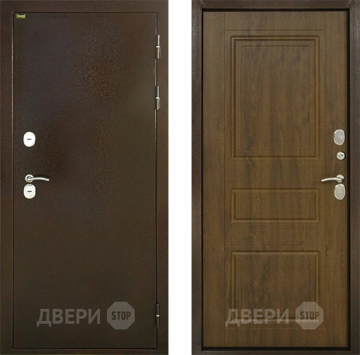 Входная металлическая Дверь Шелтер (SHELTER) Термо-2 Дуб темный в Апрелевке