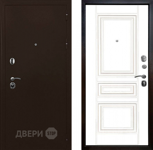 Входная металлическая Дверь Ратибор Троя 3К Белый матовый в Апрелевке