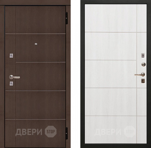 Входная металлическая Дверь Сударь МД-10 Белый ясень в Апрелевке