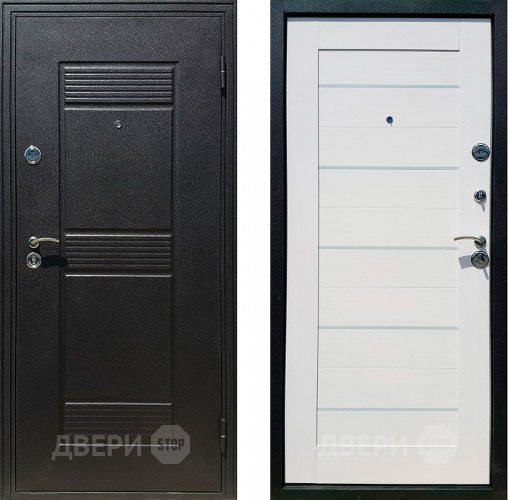 Входная металлическая Дверь в квартиру СТОП 7Х Белёный дуб в Апрелевке