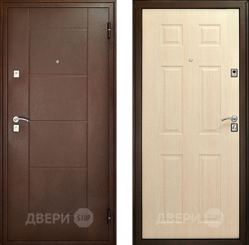 Входная металлическая Дверь Форпост Модель 73 Беленый дуб в Апрелевке