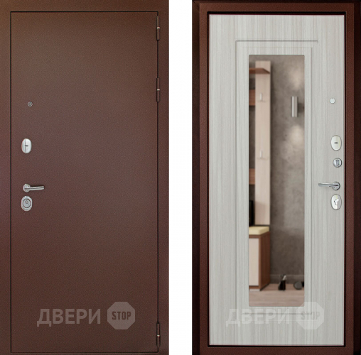 Дверь (Дверной Континент) Гарант - 1 Зеркало Сандал белый в Апрелевке