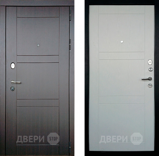 Входная металлическая Дверь Дверной Континент Тепло - Макс Белое дерево в Апрелевке