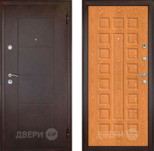 Входная металлическая Дверь Форпост Квадро Дуб золотой в Апрелевке