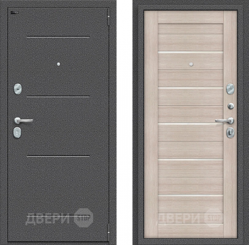 Входная металлическая Дверь Bravo Порта S-2 104/П22 Cappuccino Veralinga в Апрелевке