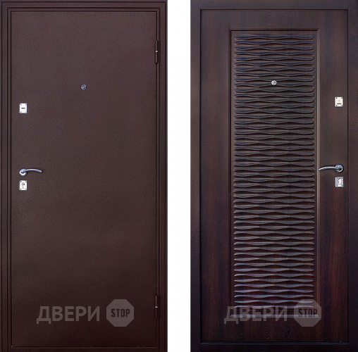 Входная металлическая Дверь СТОП Волна Мореный дуб в Апрелевке