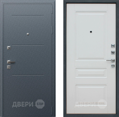 Входная металлическая Дверь Йошкар Техно XN 91 U Белый матовый в Апрелевке