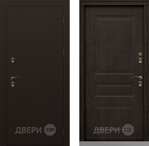 Входная металлическая Дверь Сибирь Термо-Стандарт тиковое дерево в Апрелевке