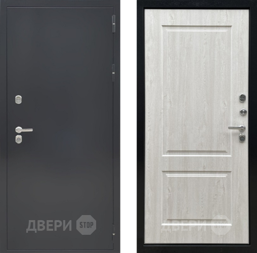 Дверь Ратибор Термоблок 3К Черное серебро/Сосна белая в Апрелевке