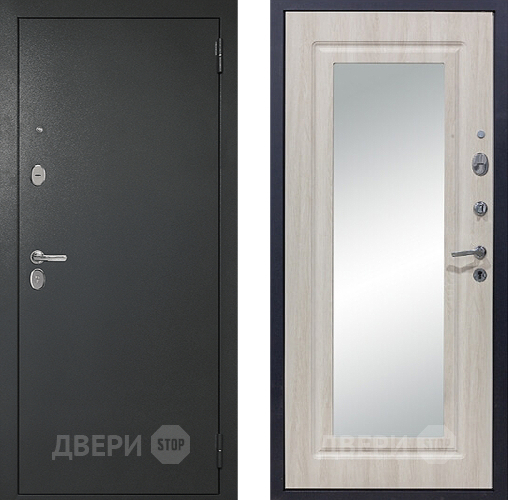 Входная металлическая Дверь Сударь 510 Зеркало Титан в Апрелевке