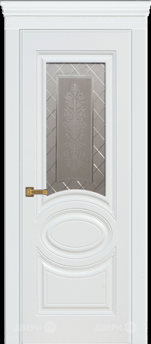 Межкомнатная дверь Марго ПО белая эмаль (мателюкс с фрезеровкой) в Апрелевке