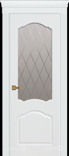 Межкомнатная дверь Танго ПО белая эмаль (мателюкс с фрезеровкой) в Апрелевке