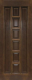 Межкомнатная дверь 11-ПГ темный лак в Апрелевке