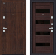 Дверь Bravo Porta M-3 4/П23 Wenge Veralinga 960х2050 мм