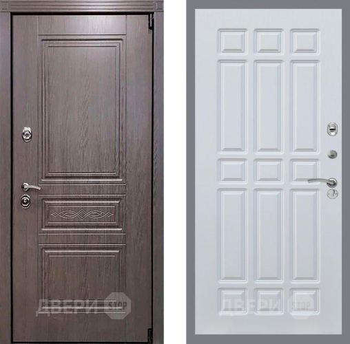 Входная металлическая Дверь Рекс (REX) Пренмиум-S FL-33 Белый ясень в Апрелевке