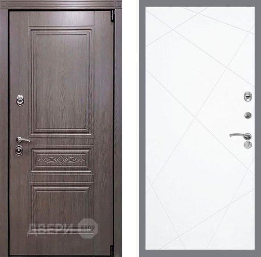 Входная металлическая Дверь Рекс (REX) Пренмиум-S FL-291 Силк Сноу в Апрелевке
