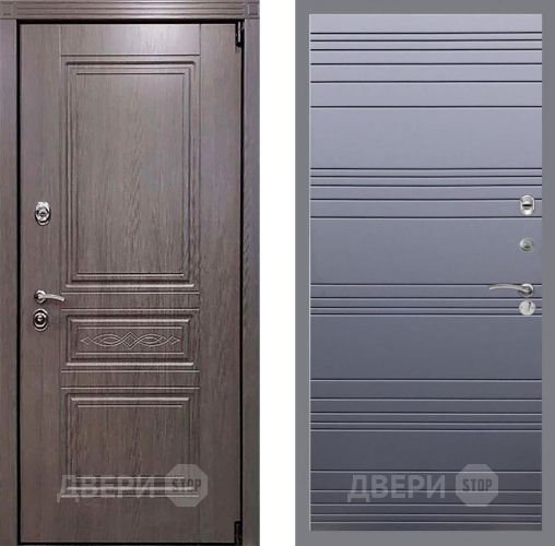 Входная металлическая Дверь Рекс (REX) Пренмиум-S Line Силк титан в Апрелевке