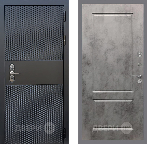 Входная металлическая Дверь Стоп БЛЭК CISA ФЛ-117 Бетон темный в Апрелевке