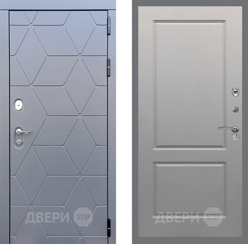 Входная металлическая Дверь Стоп КОСМО ФЛ-117 Грей софт в Апрелевке