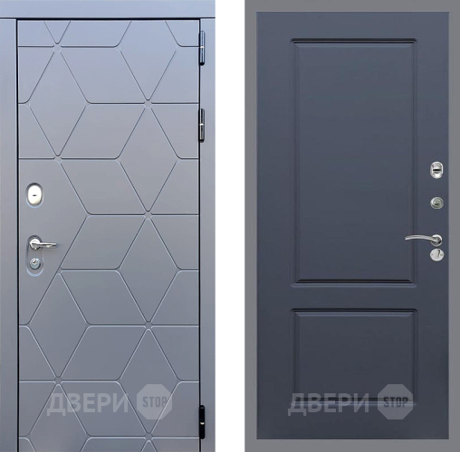 Входная металлическая Дверь Стоп КОСМО ФЛ-117 Силк титан в Апрелевке