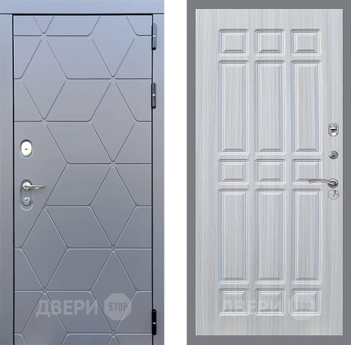 Входная металлическая Дверь Стоп КОСМО ФЛ-33 Сандал белый в Апрелевке