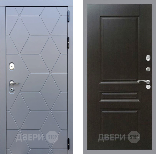 Входная металлическая Дверь Стоп КОСМО ФЛ-243 Венге в Апрелевке
