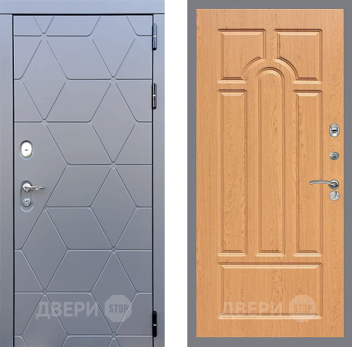 Входная металлическая Дверь Стоп КОСМО ФЛ-58 Дуб в Апрелевке