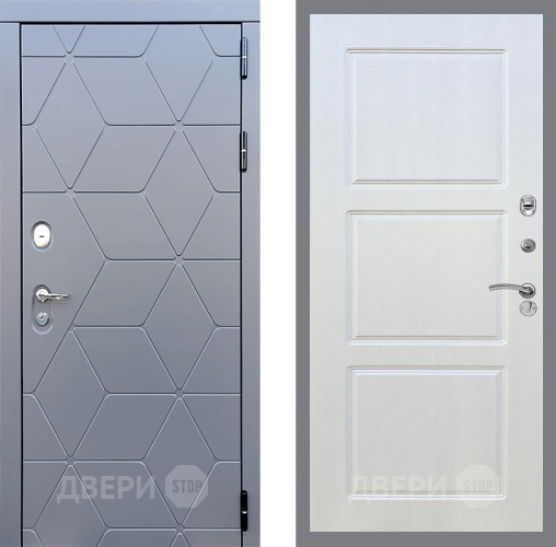 Входная металлическая Дверь Стоп КОСМО ФЛ-3 Лиственница беж в Апрелевке