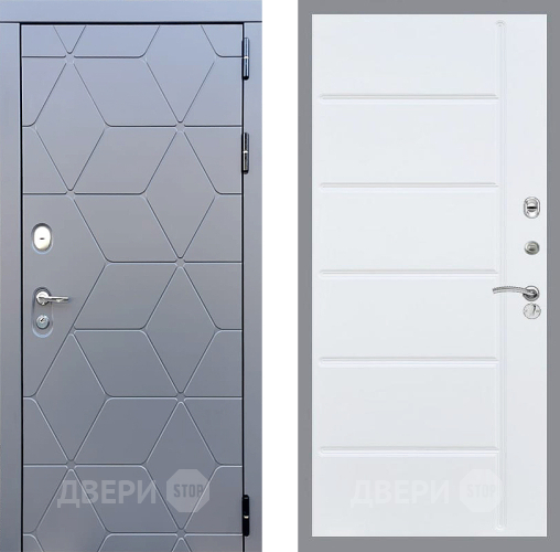 Входная металлическая Дверь Стоп КОСМО ФЛ-102 Белый ясень в Апрелевке