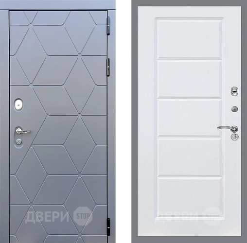 Входная металлическая Дверь Стоп КОСМО ФЛ-39 Силк Сноу в Апрелевке