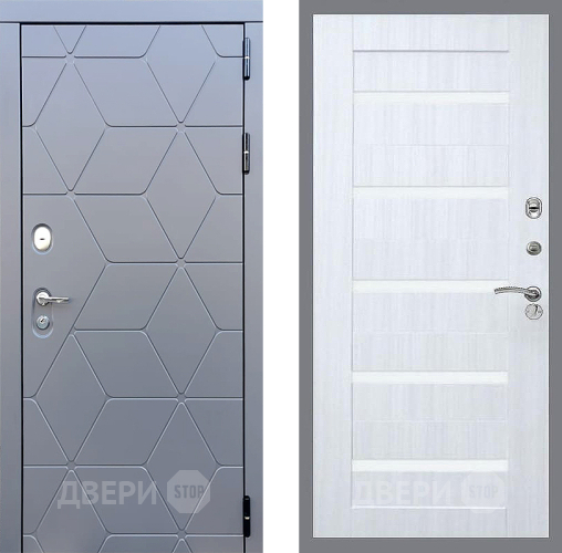 Входная металлическая Дверь Стоп КОСМО СБ-14 Сандал белый в Апрелевке