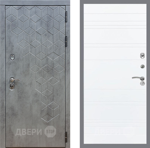 Входная металлическая Дверь Стоп БЕТОН Лайн Силк Сноу в Апрелевке