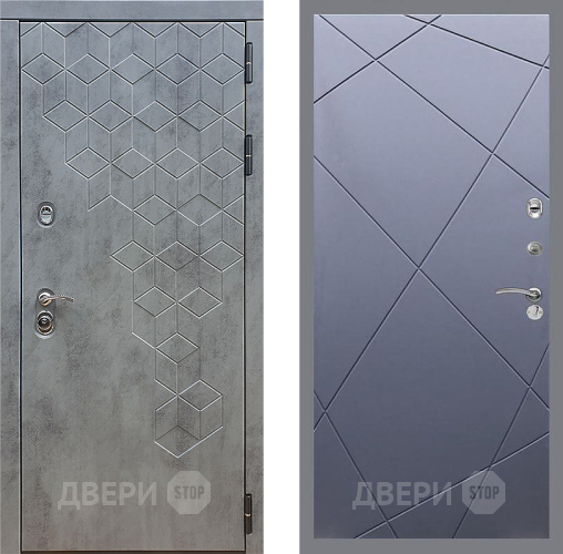 Входная металлическая Дверь Стоп БЕТОН ФЛ-291 Силк титан в Апрелевке