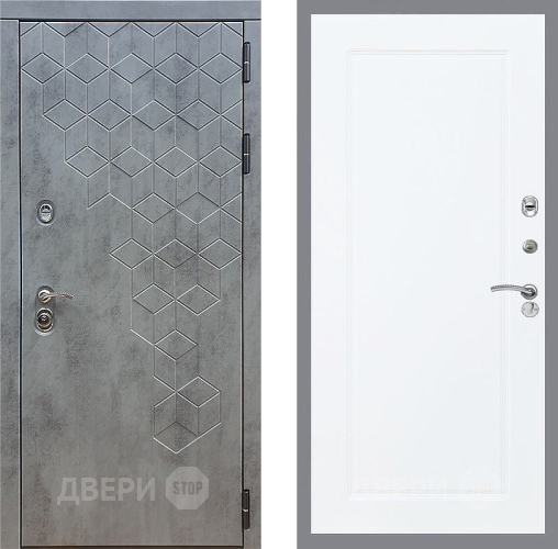 Входная металлическая Дверь Стоп БЕТОН ФЛ-119 Силк Сноу в Апрелевке