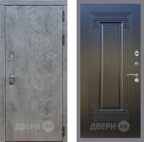 Входная металлическая Дверь Стоп БЕТОН ФЛ-4 Венге в Апрелевке