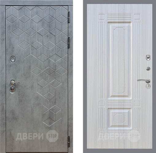 Входная металлическая Дверь Стоп БЕТОН ФЛ-2 Сандал белый в Апрелевке